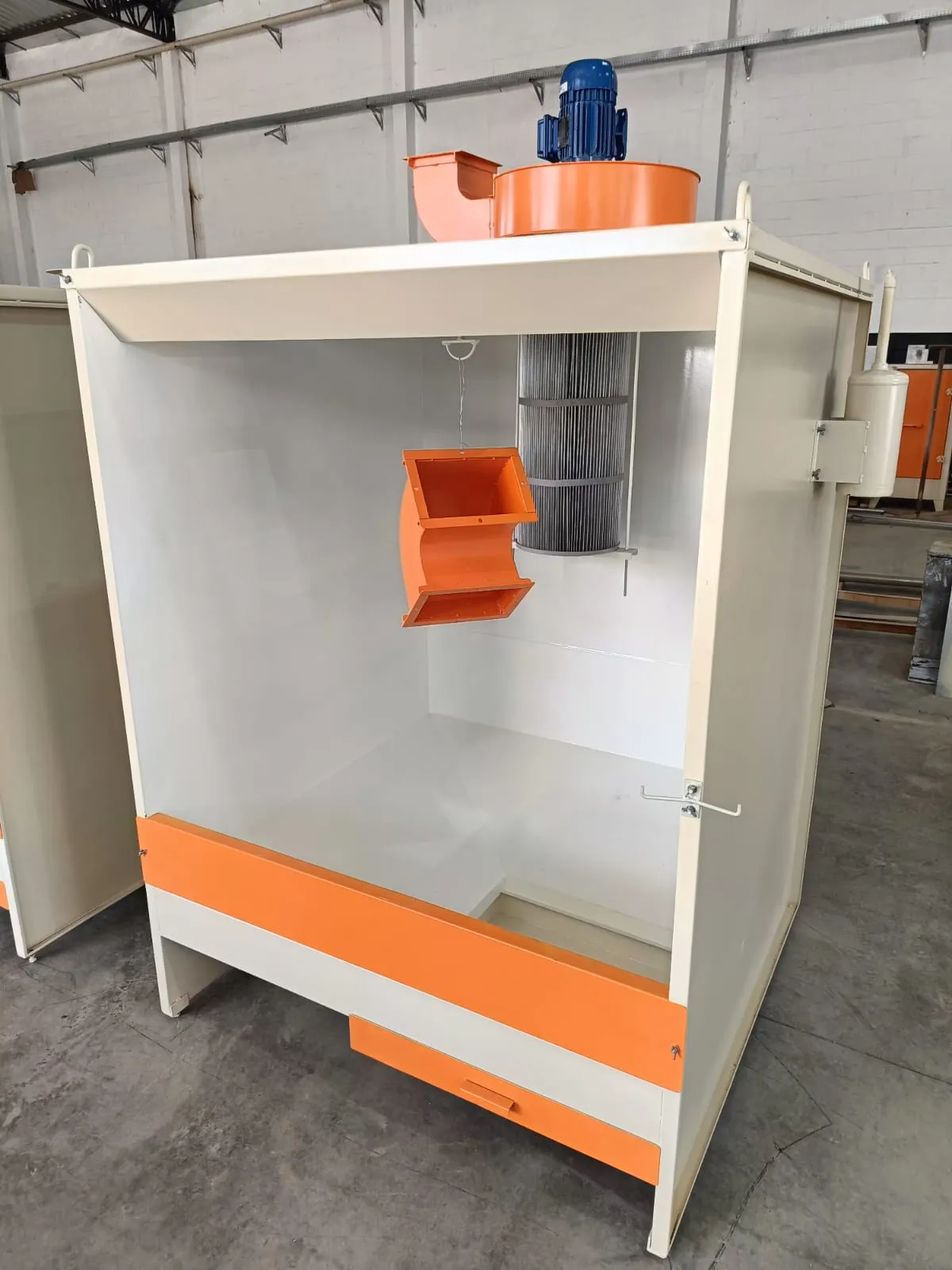 Cabine de pintura a pó com filtro Maxitherm