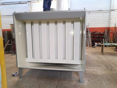 Cabine de pintura líquida com exaustão Maxitherm