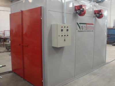 Estufa industrial para cura de pintura eletrostática Maxitherm