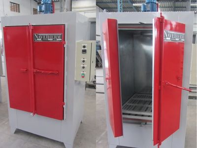 Estufa industrial para secagem de peças metálicas Maxitherm