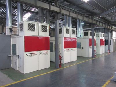 Fabricante de cabine de pintura industrial Maxitherm